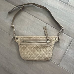 Zara suede fanny pack